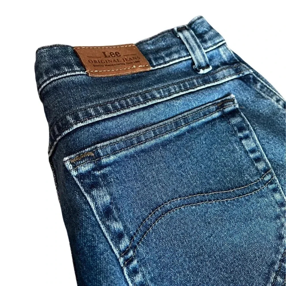 Vintage 90s Lee Relaxed Fit “Mom” Jean Denim Medium Wash Size 14